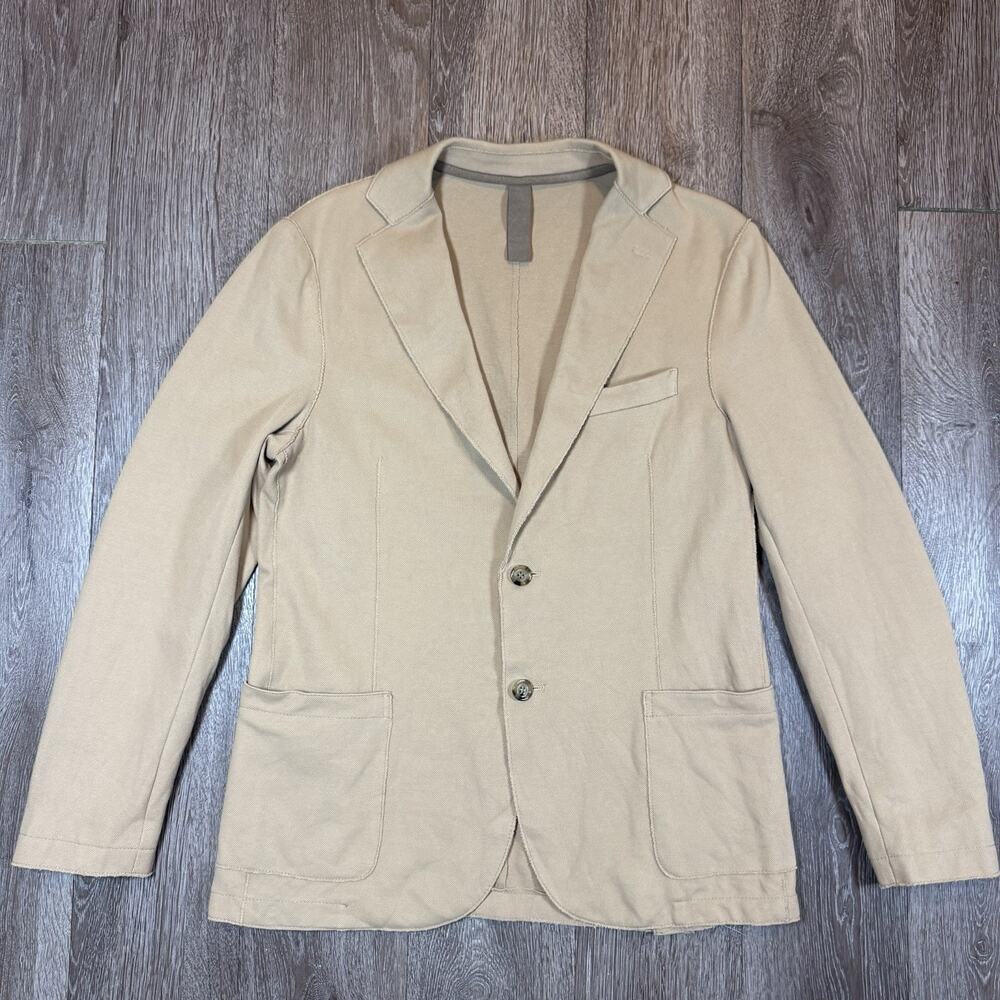 Eleventy Beige Casual Unstructured Sport Coat Beige 50 IT 40 US